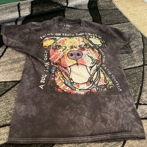 Colorful Dog Graphic T-Shirt